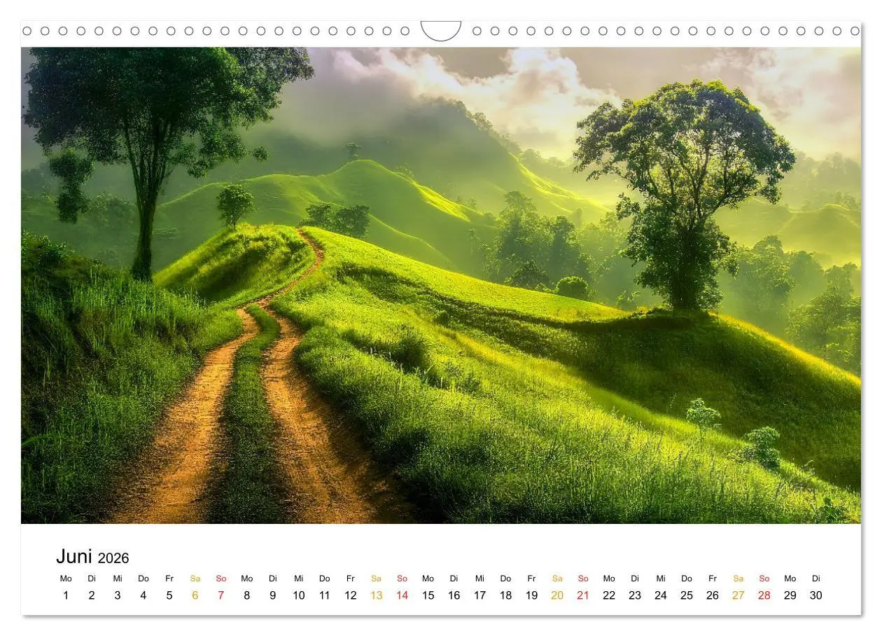 Bild: 9783457318980 | Mystischer Nebel (Wandkalender 2026 DIN A3 quer), CALVENDO...