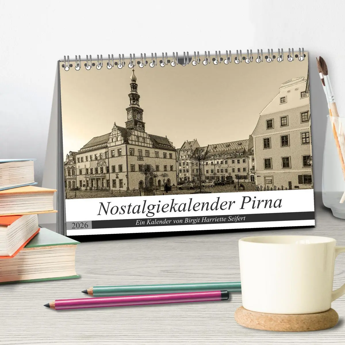 Bild: 9783457798980 | Nostalgiekalender Pirna (Tischkalender 2026 DIN A5 quer), CALVENDO...
