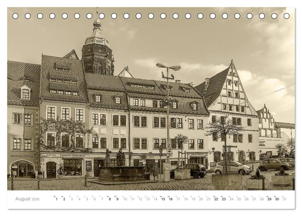 Bild: 9783457798980 | Nostalgiekalender Pirna (Tischkalender 2026 DIN A5 quer), CALVENDO...
