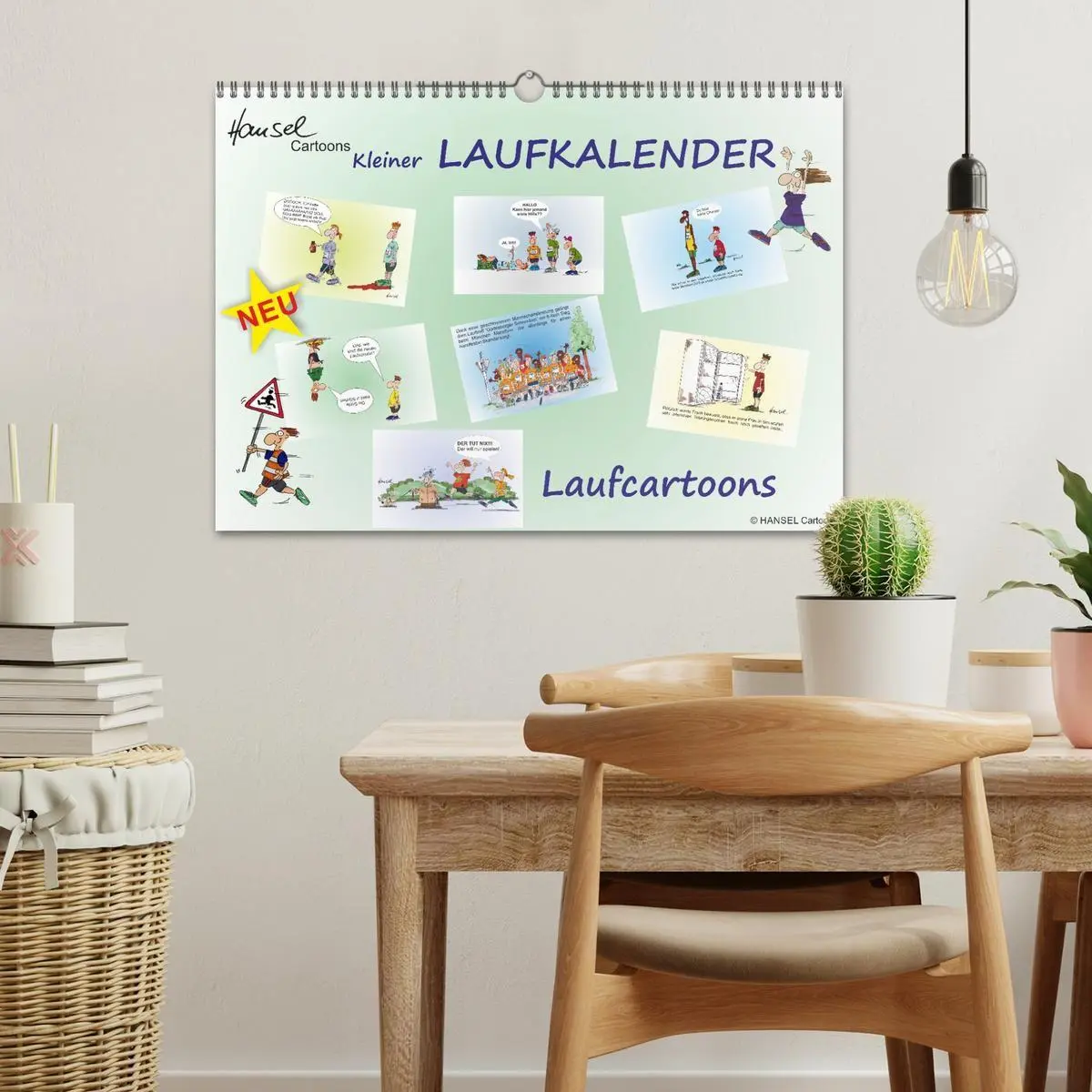 Bild: 9783569358980 | HANSELs kleiner Laufkalender (Wandkalender 2027 DIN A3 quer),...