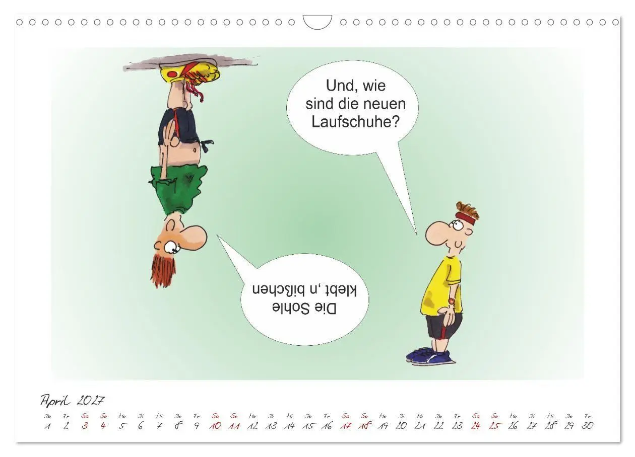 Bild: 9783569358980 | HANSELs kleiner Laufkalender (Wandkalender 2027 DIN A3 quer),...