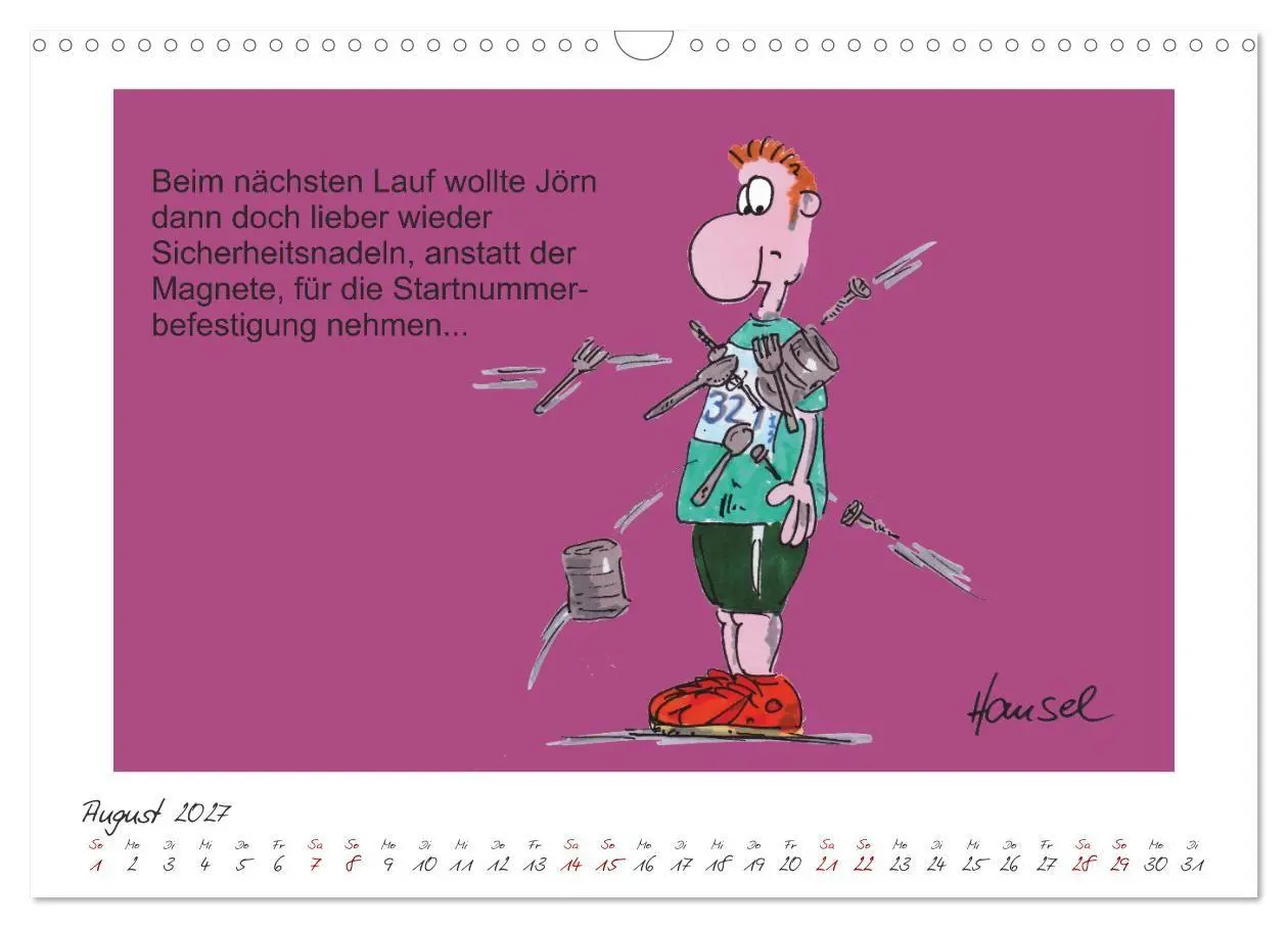 Bild: 9783569358980 | HANSELs kleiner Laufkalender (Wandkalender 2027 DIN A3 quer),...