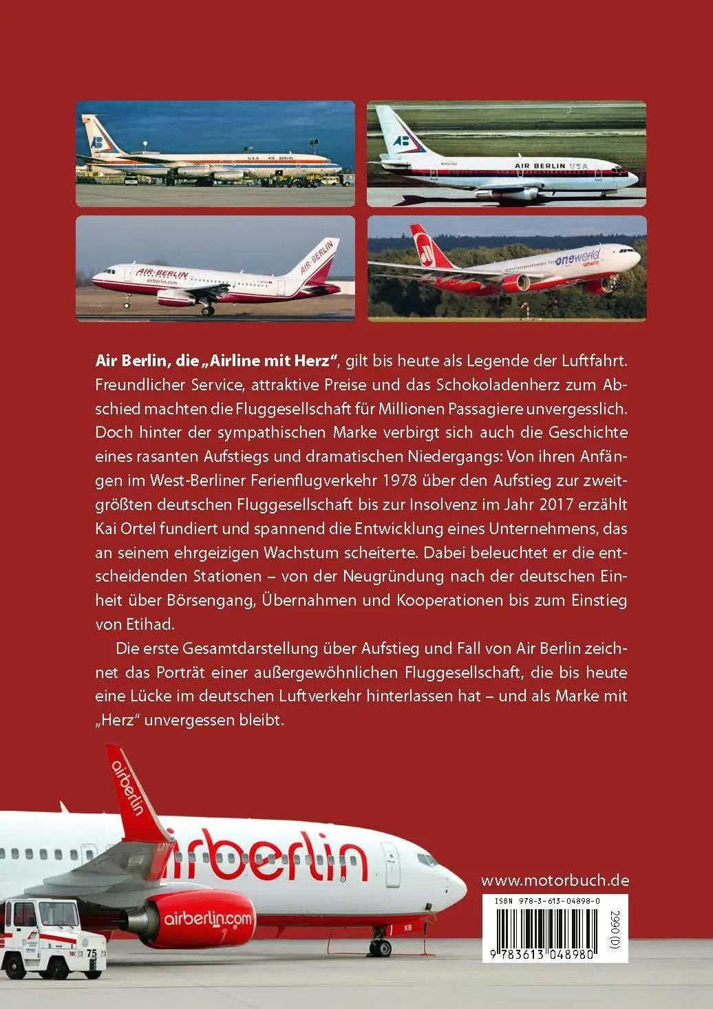 Rückseite: 9783613048980 | Air Berlin | Kai Ortel | Buch | 192 S. | Deutsch | 2026