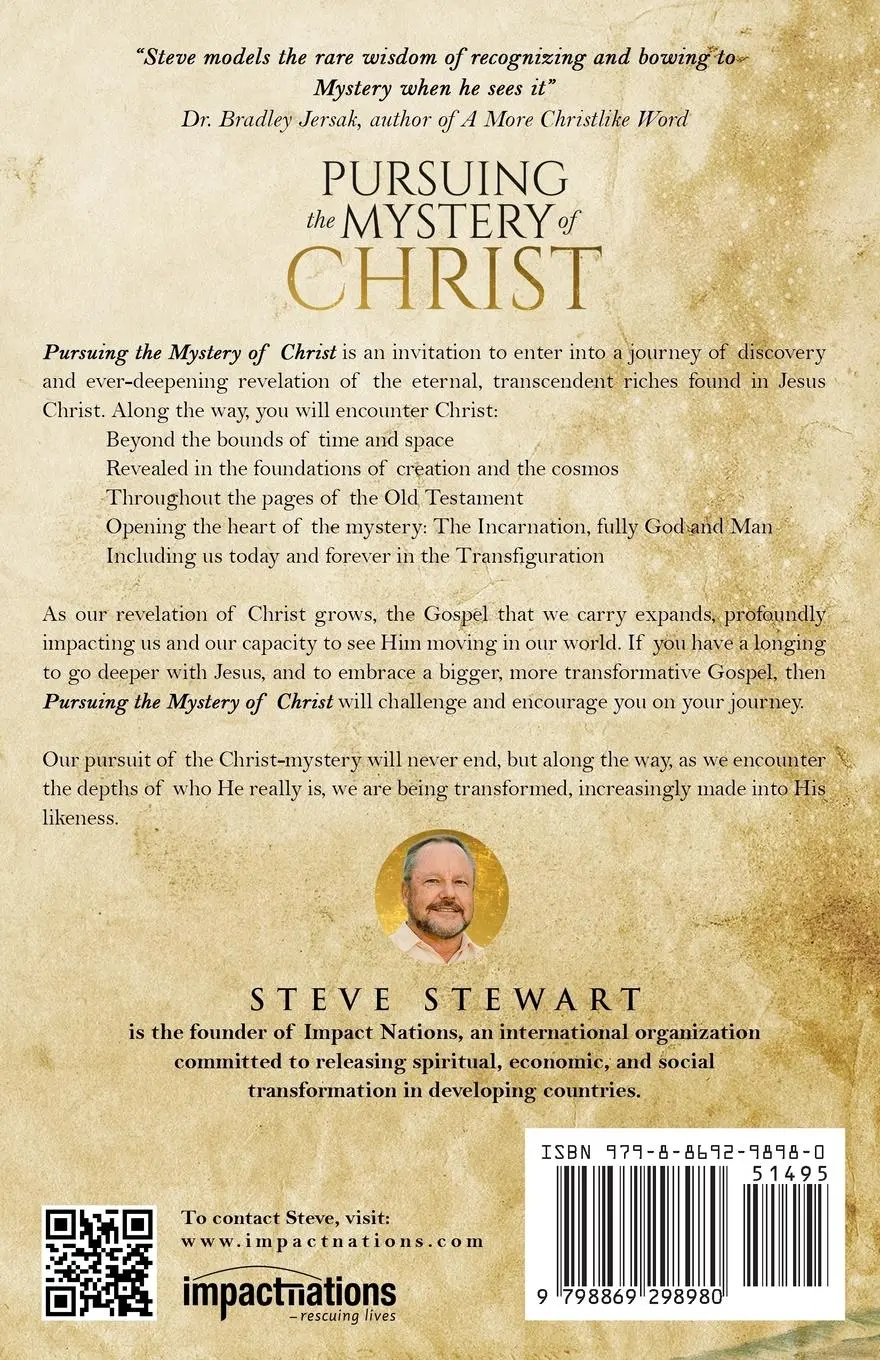 Rückseite: 9798869298980 | Pursuing the Mystery of Christ | Steve Stewart | Taschenbuch | 2024