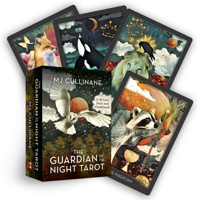 Cover: 9781401969080 | The Guardian of the Night Tarot | A 78-Card Deck and Guidebook | Box