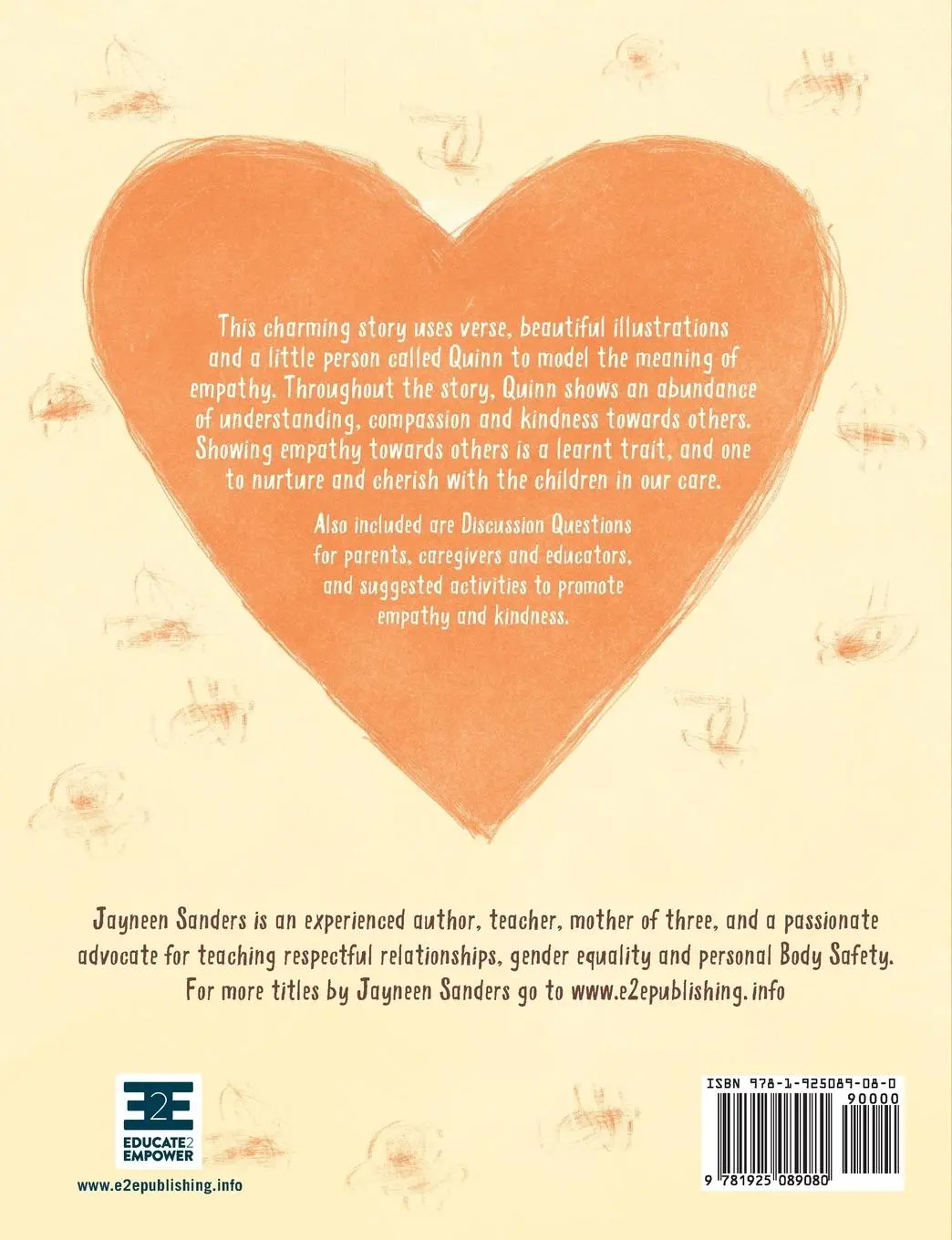 Rückseite: 9781925089080 | You, Me and Empathy | Jayneen Sanders | Taschenbuch | Englisch | 2017