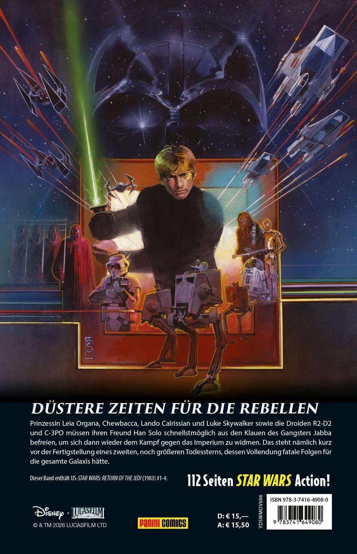 Rückseite: 9783741649080 | Star Wars: Movie Collection - Episode 6: Die Rückkehr der Jedi-Ritter