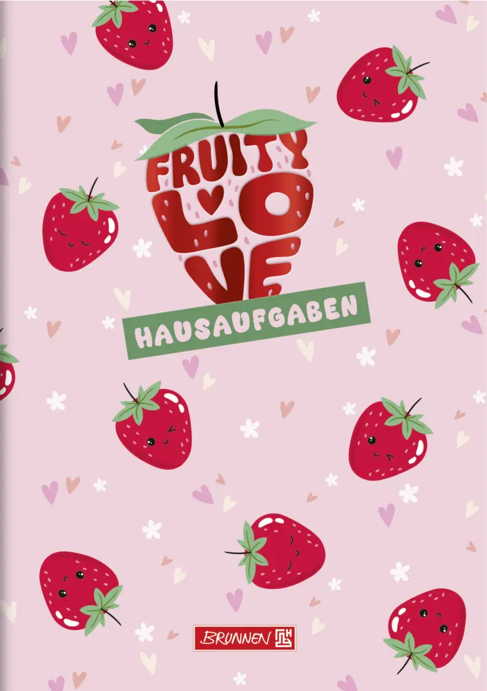 Cover: 4061947149180 | Aufgabenheft A5 48Bl. Fruity Love | Broschüre | Deutsch | 2026
