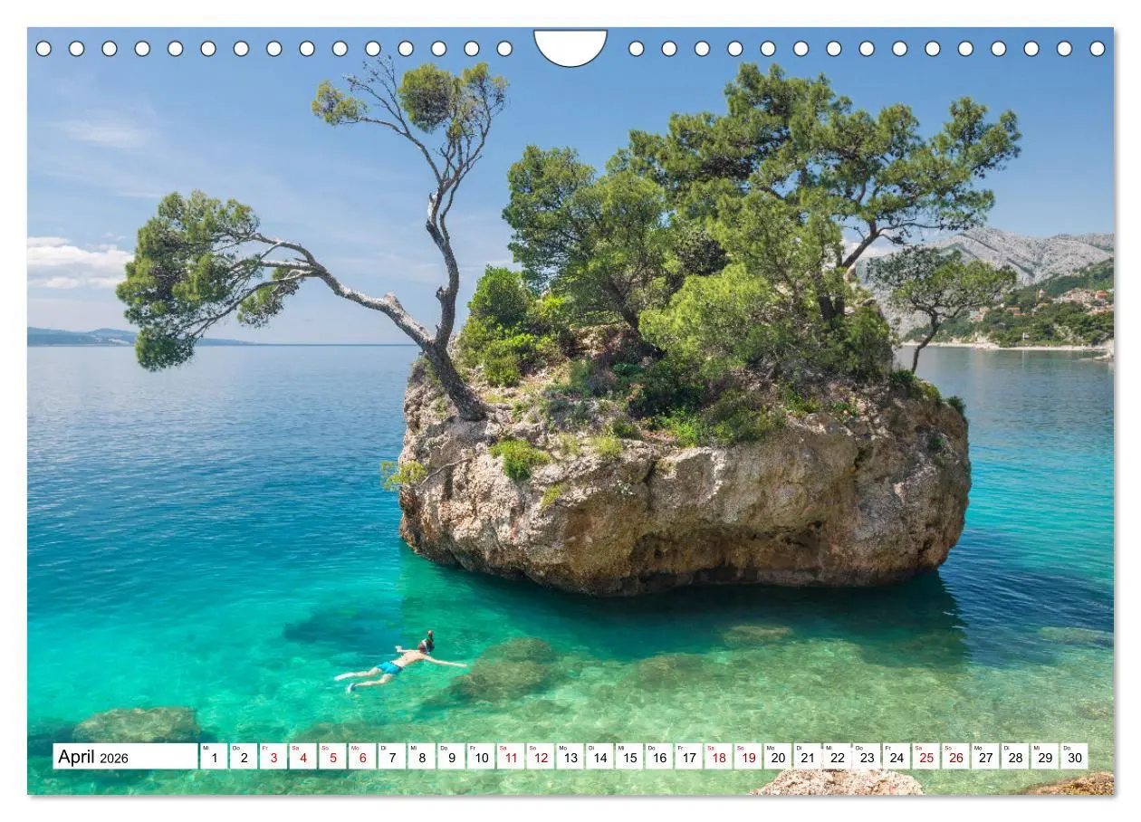 Bild: 9783457369180 | Kroatien - Perle des Balkans (Wandkalender 2026 DIN A4 quer),...