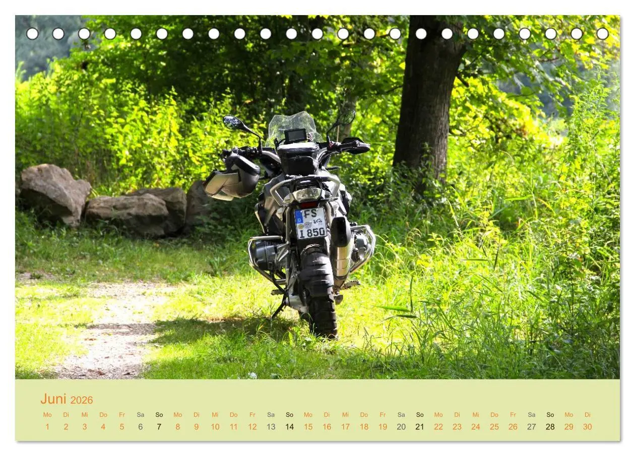 Bild: 9783457989180 | Freude an - Spaß mit der BMW GS (Tischkalender 2026 DIN A5 quer),...