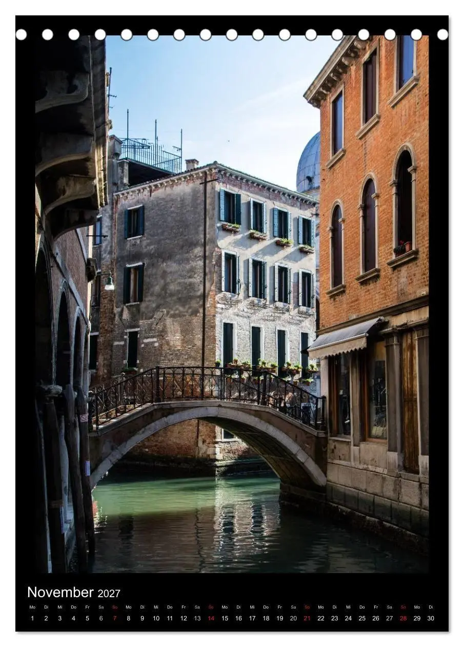 Bild: 9783594129180 | "Venedig - La Romantica" (Tischkalender 2027 DIN A5 hoch), CALVENDO...