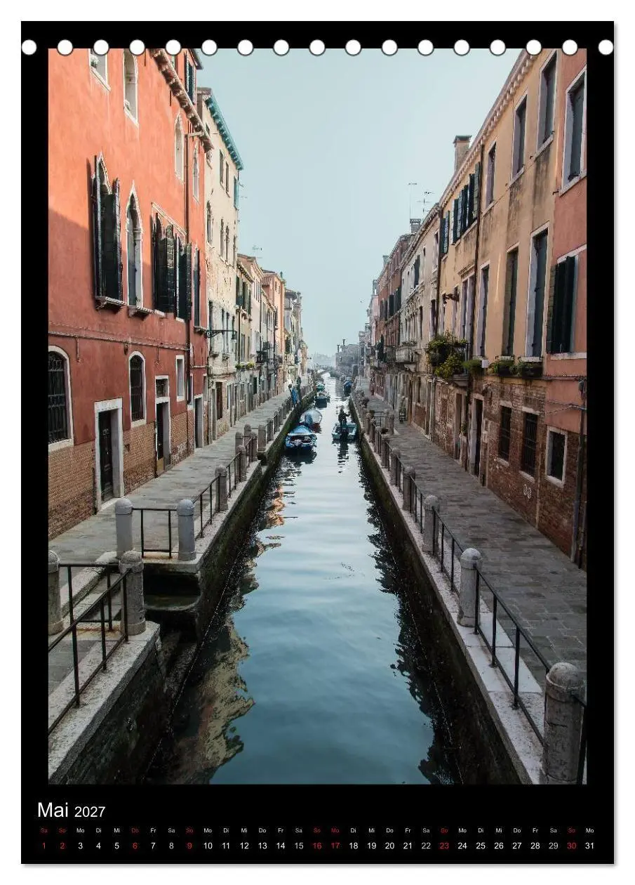 Bild: 9783594129180 | "Venedig - La Romantica" (Tischkalender 2027 DIN A5 hoch), CALVENDO...