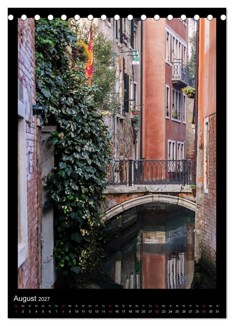Bild: 9783594129180 | "Venedig - La Romantica" (Tischkalender 2027 DIN A5 hoch), CALVENDO...