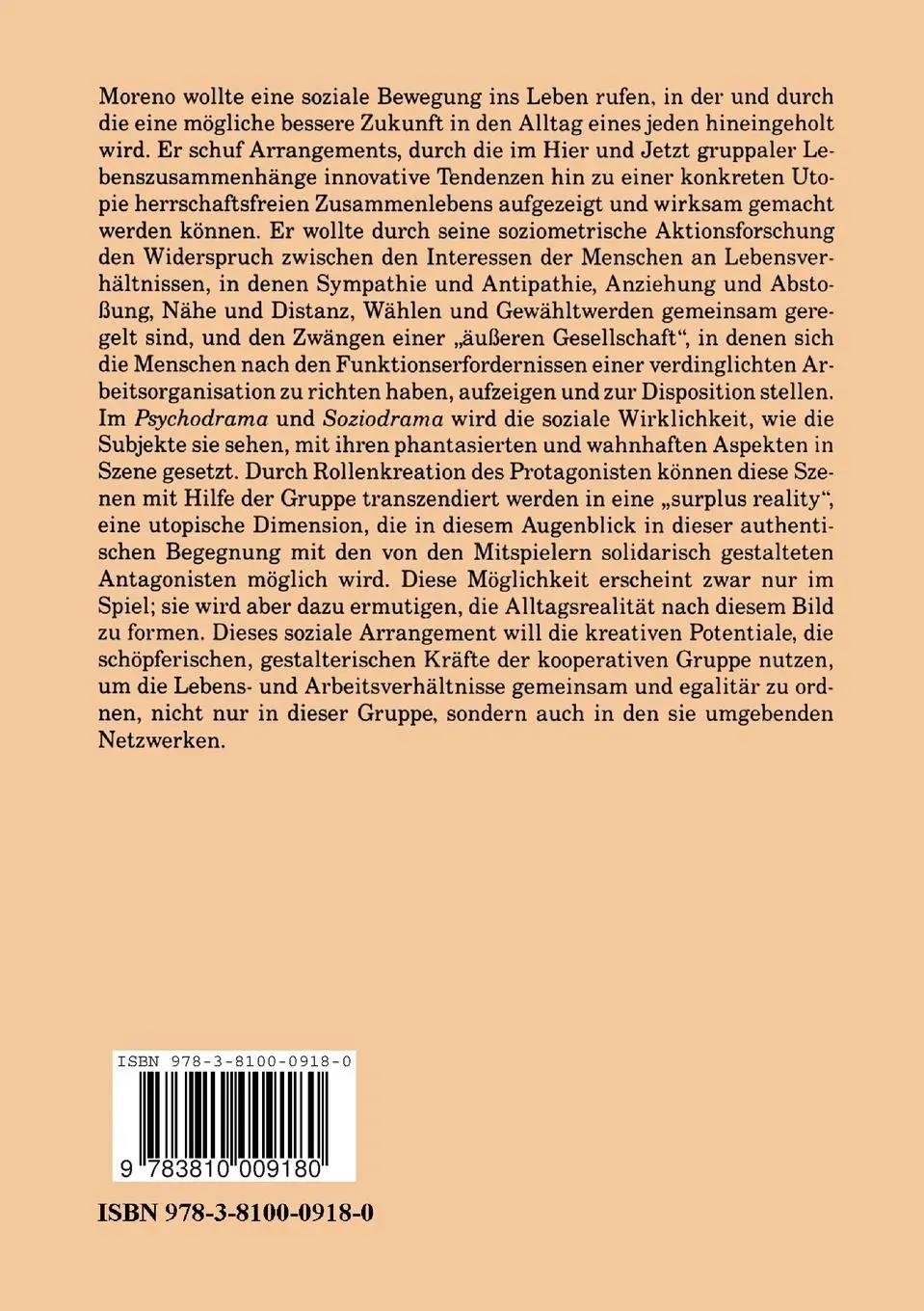 Rückseite: 9783810009180 | Jahrbuch für Psychodrama, psychosoziale Praxis &amp;...