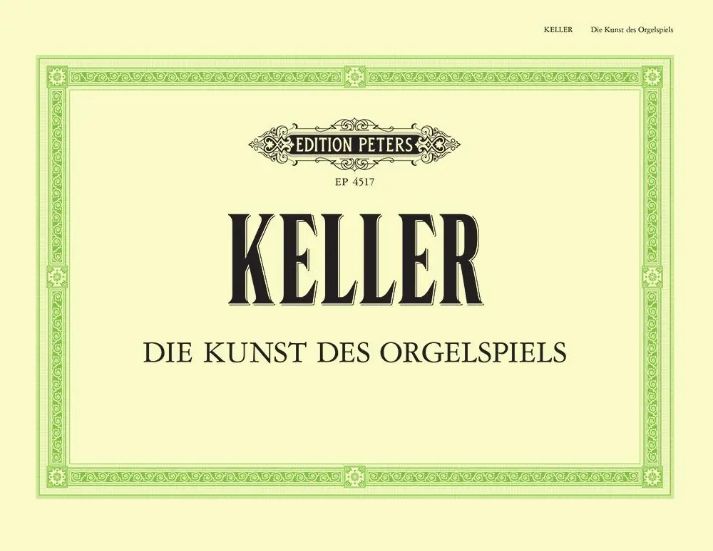 Cover: 9790014029180 | Art of Organ Playing | Keller | Broschüre | Buch | Deutsch | 2001