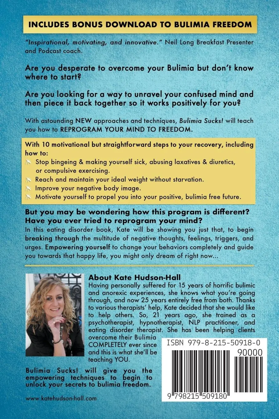 Rückseite: 9798215509180 | Bulimia Sucks! | 10 Simple Steps to Stop Bingeing and Purging | Buch