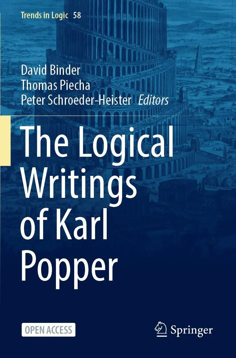 Cover: 9783030949280 | The Logical Writings of Karl Popper | David Binder (u. a.) | Buch