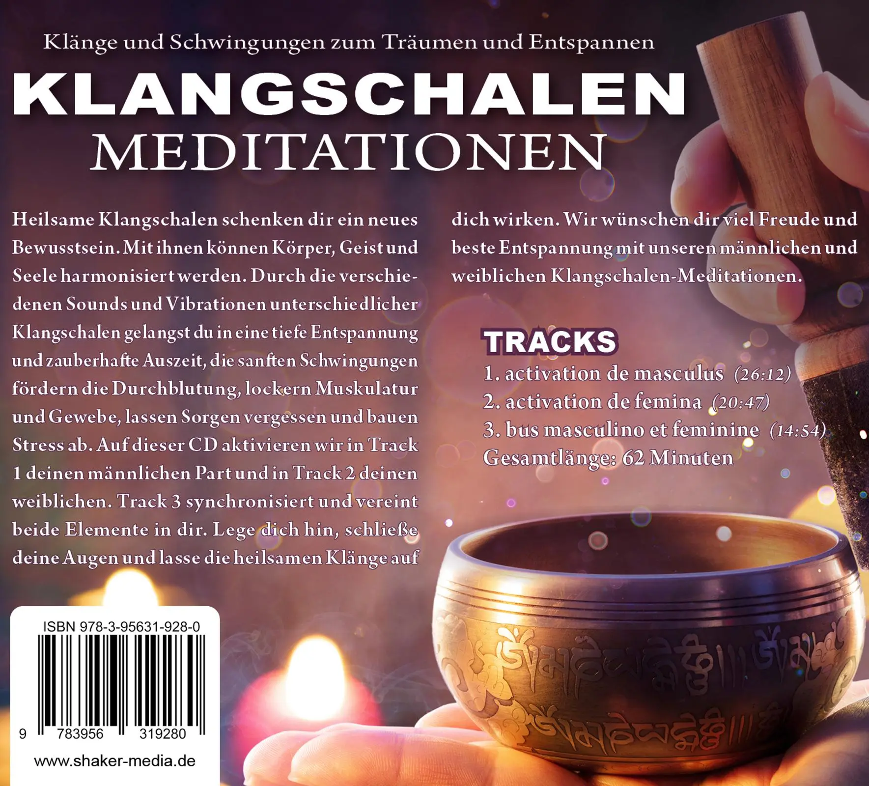 Rückseite: 9783956319280 | Klangschalen-Meditationen | Christina Braun (u. a.) | Audio-CD | 2023