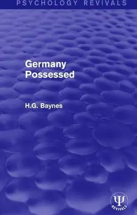 Cover: 9781138699380 | Germany Possessed | H.G. Baynes | Taschenbuch | Englisch | 2018