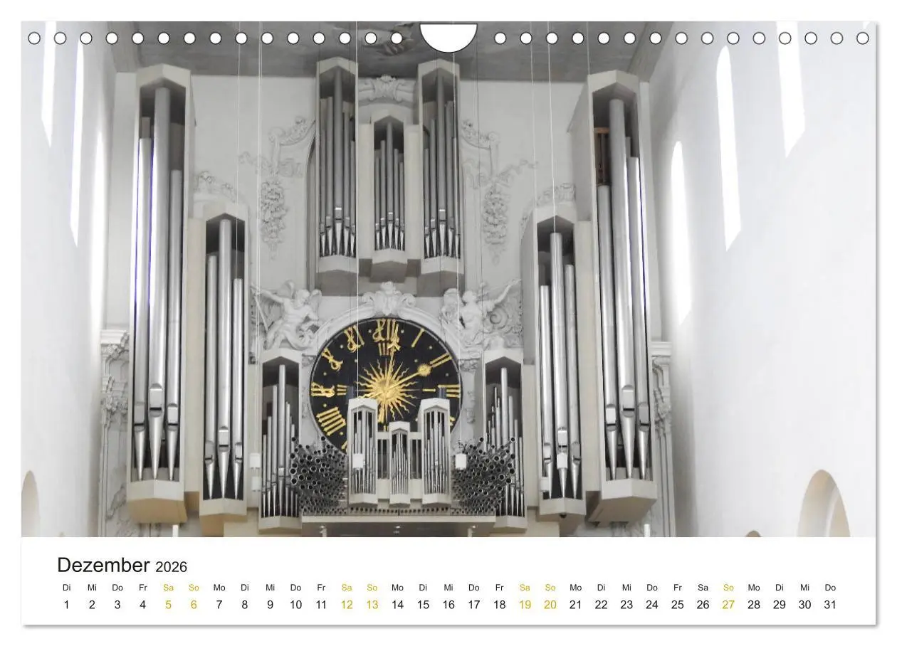 Bild: 9783457729380 | Fantastische Welt der Orgeln (Wandkalender 2026 DIN A4 quer),...
