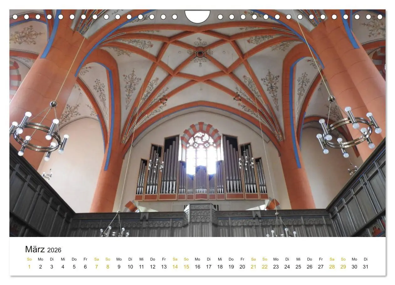 Bild: 9783457729380 | Fantastische Welt der Orgeln (Wandkalender 2026 DIN A4 quer),...