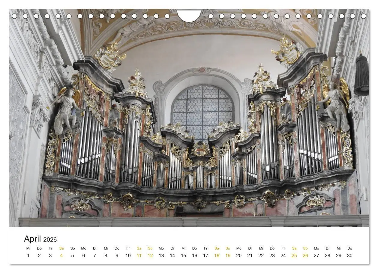 Bild: 9783457729380 | Fantastische Welt der Orgeln (Wandkalender 2026 DIN A4 quer),...