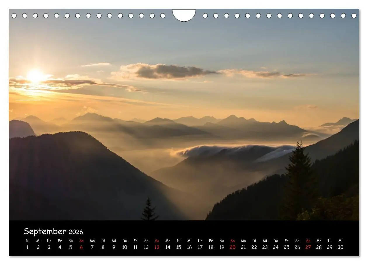 Bild: 9783516059380 | Wandern in Europa (Wandkalender 2026 DIN A4 quer), CALVENDO...