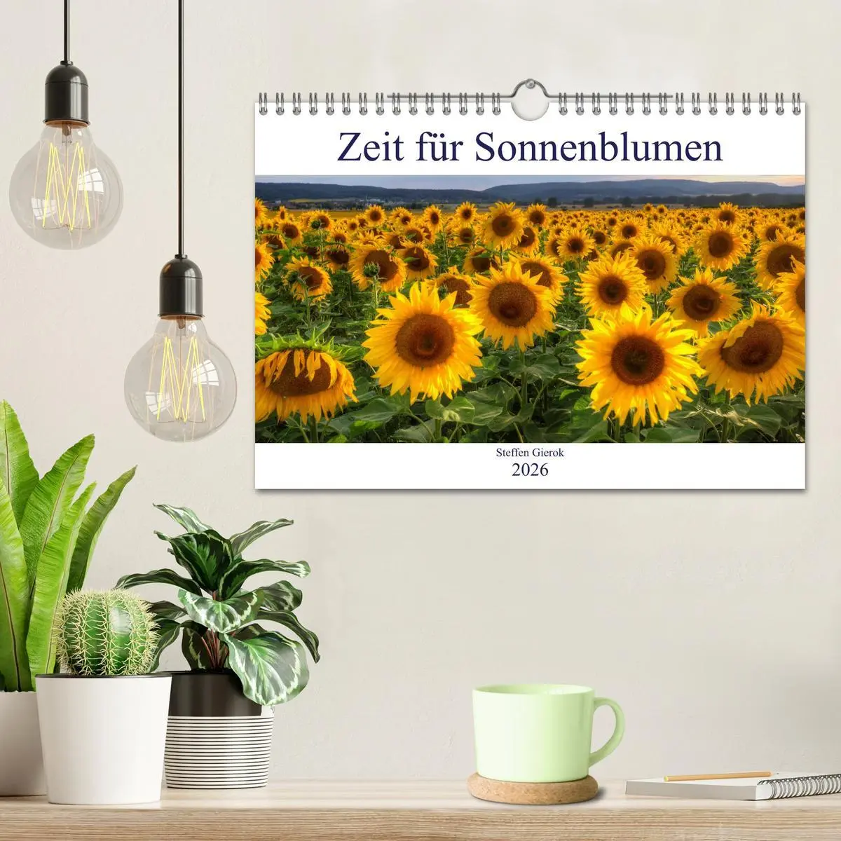 Bild: 9783516129380 | Zeit für Sonnenblumen (Wandkalender 2026 DIN A4 quer), CALVENDO...