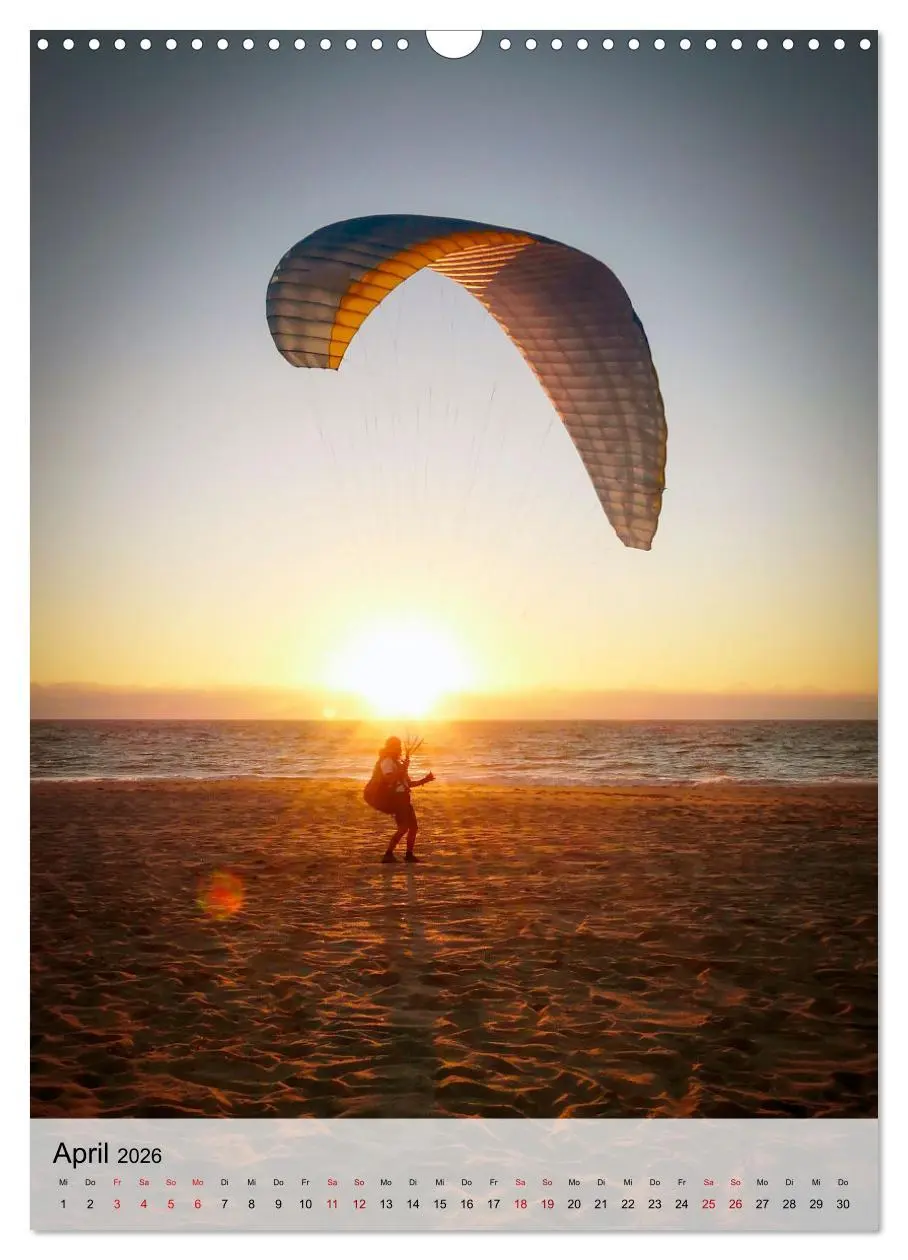 Bild: 9783516369380 | Paragliding - einfach Spaß (Wandkalender 2026 DIN A3 hoch),...