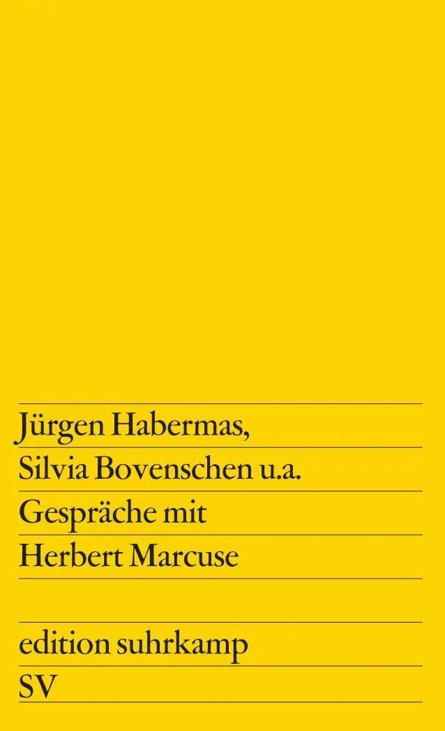 Cover: 9783518109380 | Gespräche mit Herbert Marcuse | Herbert Marcuse | Taschenbuch | 154 S.