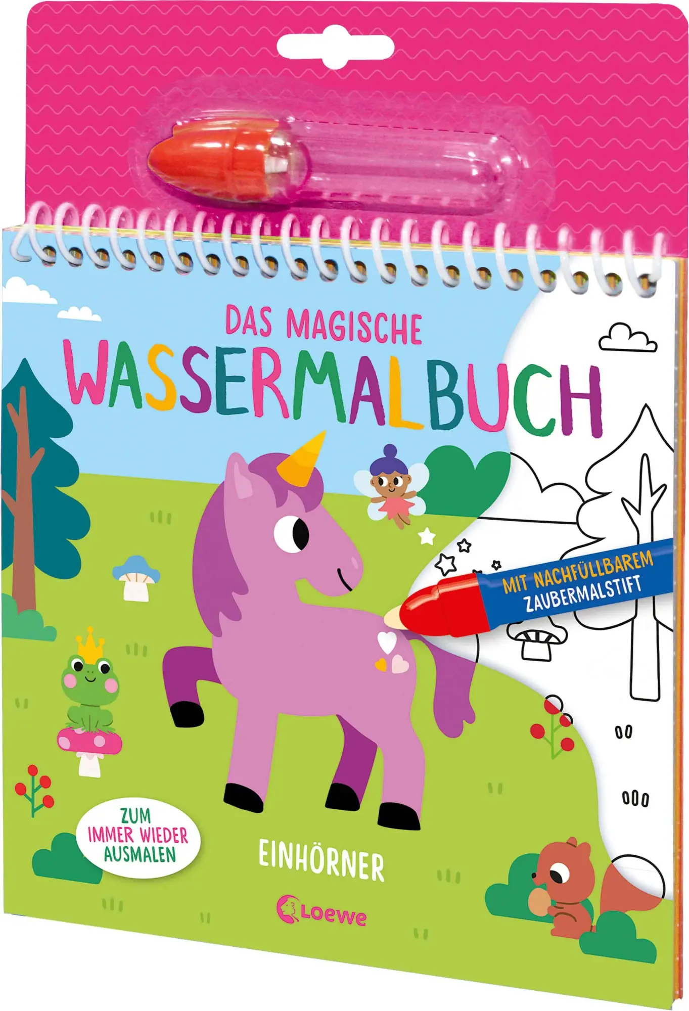Cover: 9783743219380 | Das magische Wassermalbuch - Einhörner | Svenja Pidde | Taschenbuch