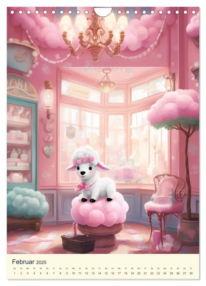 Bild: 9783435869480 | Rosa Traumland. Zauberhafte Wunderwelt (Wandkalender 2025 DIN A4...