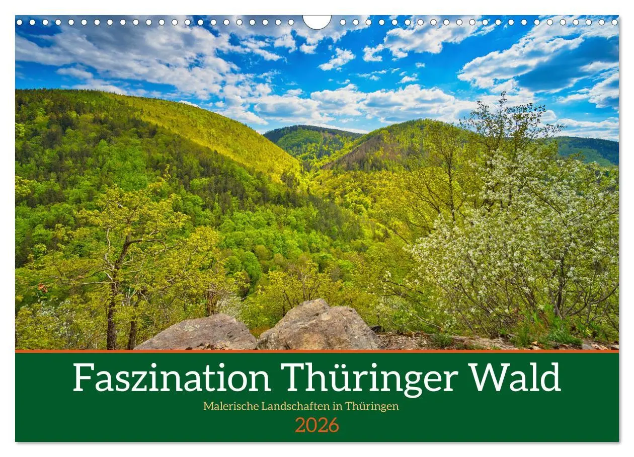 Cover: 9783457579480 | Faszination Thüringer Wald (Wandkalender 2026 DIN A3 quer),...