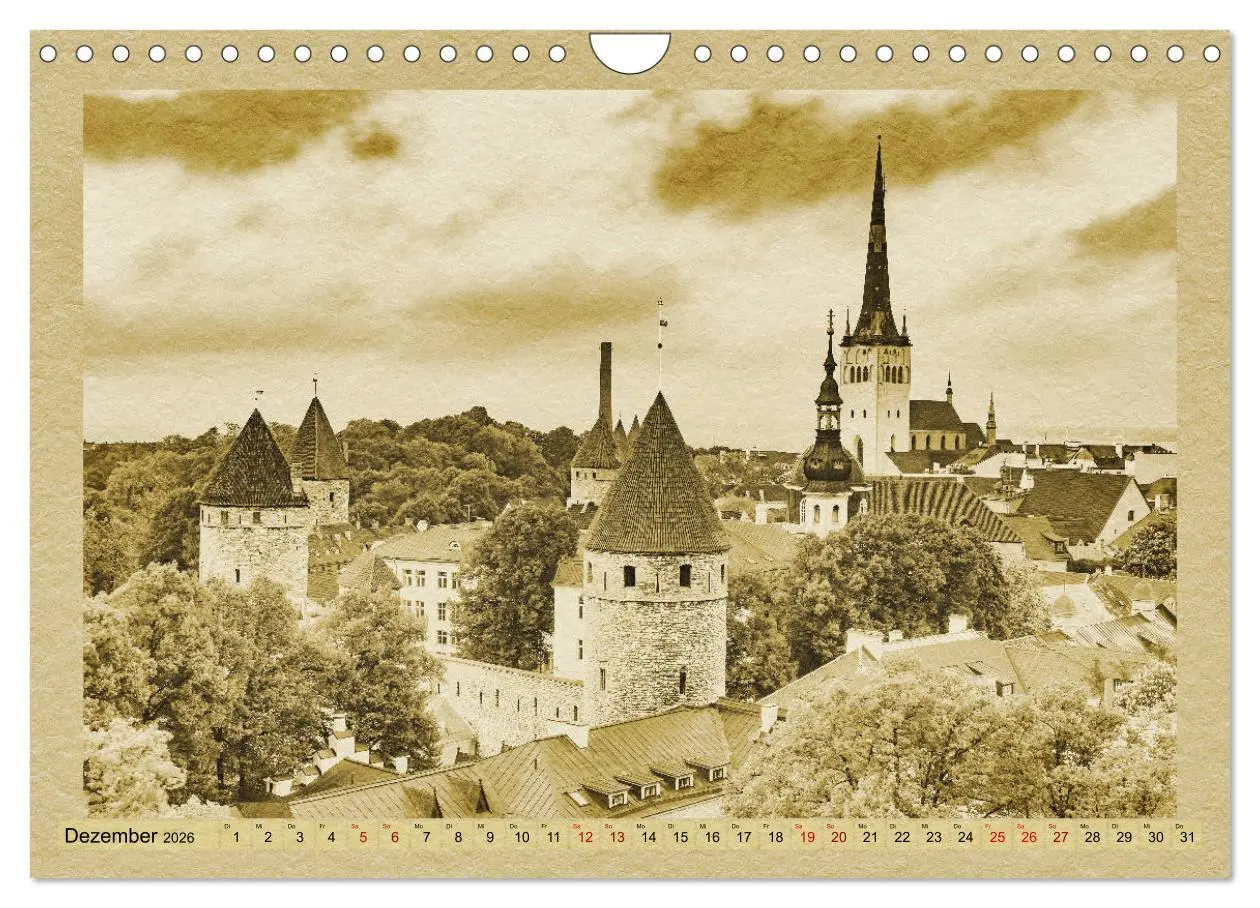 Bild: 9783457889480 | Das Baltikum - Ein Kalender im Zeitungsstil (Wandkalender 2026 DIN...