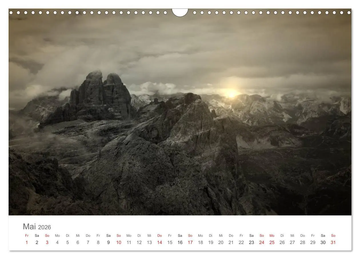 Bild: 9783457959480 | Drei Zinnen - Südtirols Wahrzeichen (Wandkalender 2026 DIN A3...