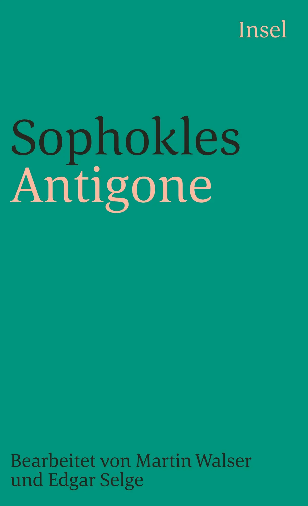 Cover: 9783458329480 | Antigone | Sophokles | Taschenbuch | 80 S. | Deutsch | 1989