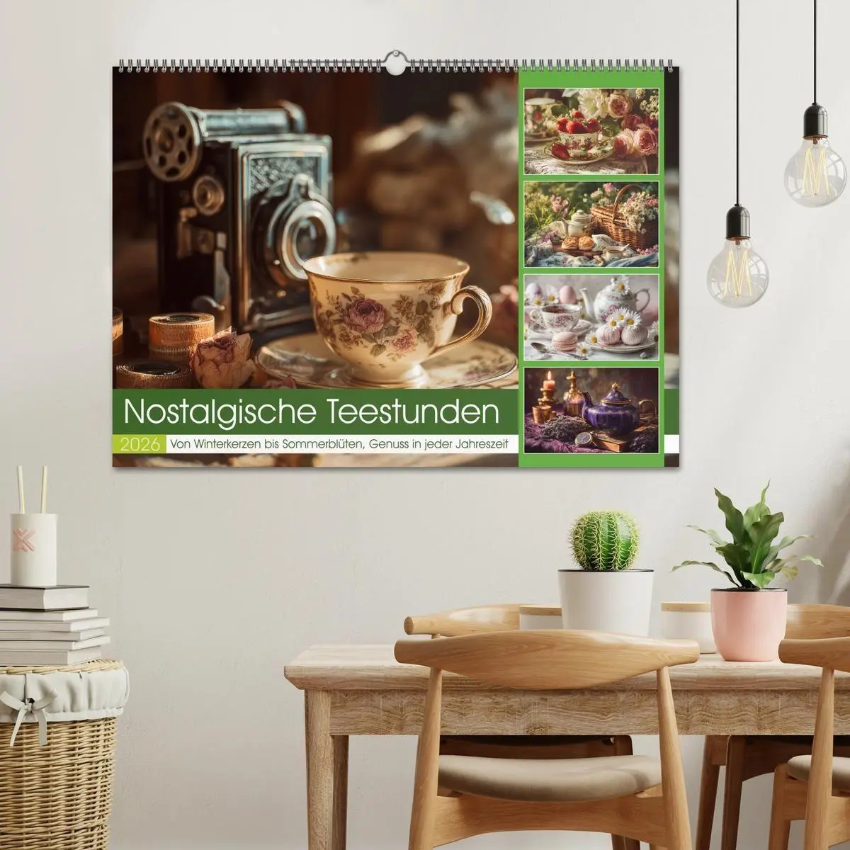 Bild: 9783516739480 | Nostalgische Teestunden (Wandkalender 2026 DIN A2 quer), CALVENDO...