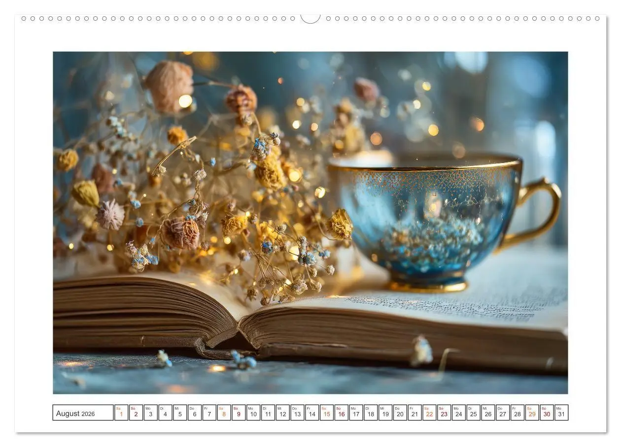 Bild: 9783516739480 | Nostalgische Teestunden (Wandkalender 2026 DIN A2 quer), CALVENDO...