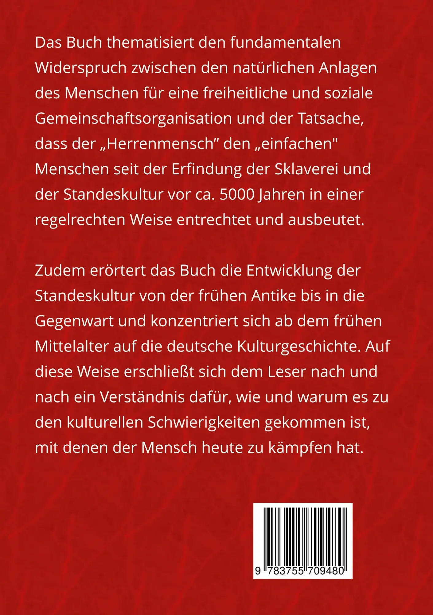 Rückseite: 9783755709480 | Die Geschichte der kulturellen Fehlentwicklung | Wolfgang Hauke | Buch