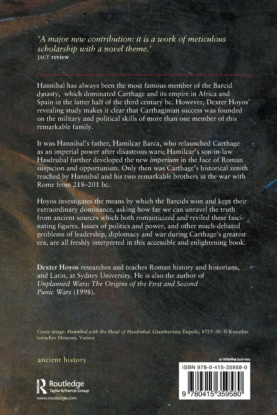 Rückseite: 9780415359580 | Hannibal's Dynasty | Dexter Hoyos | Taschenbuch | Englisch | 2004