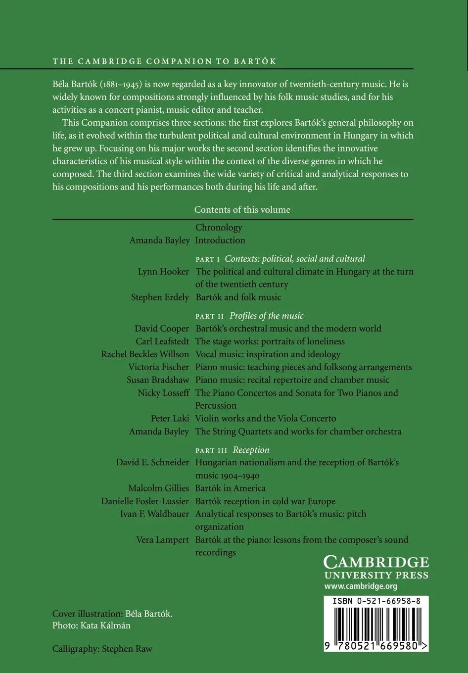 Rückseite: 9780521669580 | The Cambridge Companion to Bart K | Amanda Bayley (u. a.) | Buch