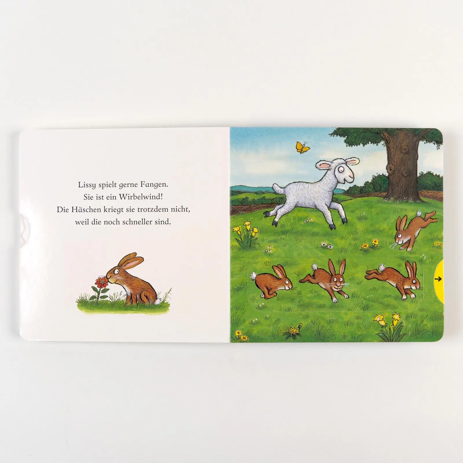 Bild: 9783407759580 | Lissy, das Lämmchen | Pappbilderbuch zum Schieben, Ziehen, Spielen