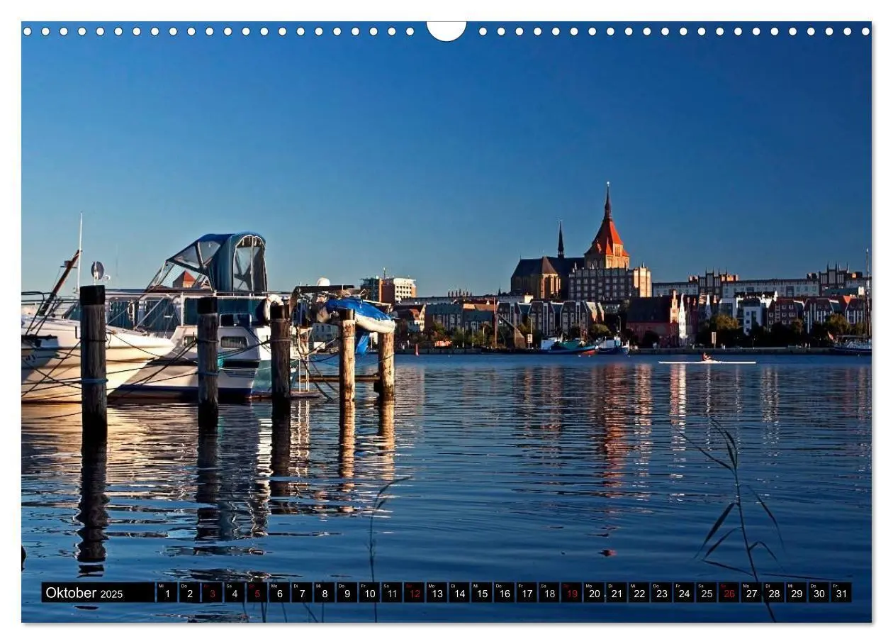 Bild: 9783435549580 | Ostseeperle Rostock (Wandkalender 2025 DIN A3 quer), CALVENDO...