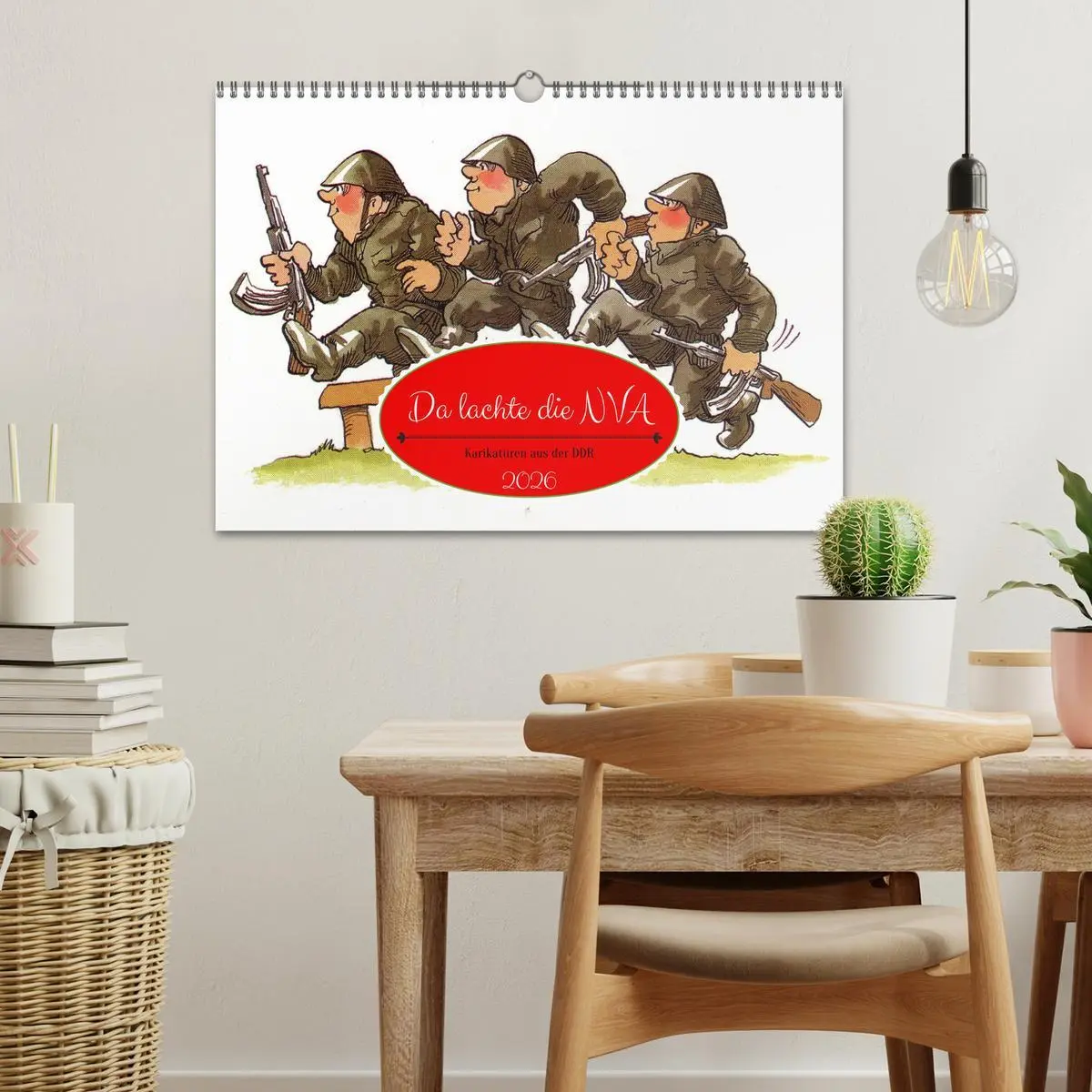 Bild: 9783457259580 | Da lachte die NVA - Karikaturen aus der DDR (Wandkalender 2026 DIN...