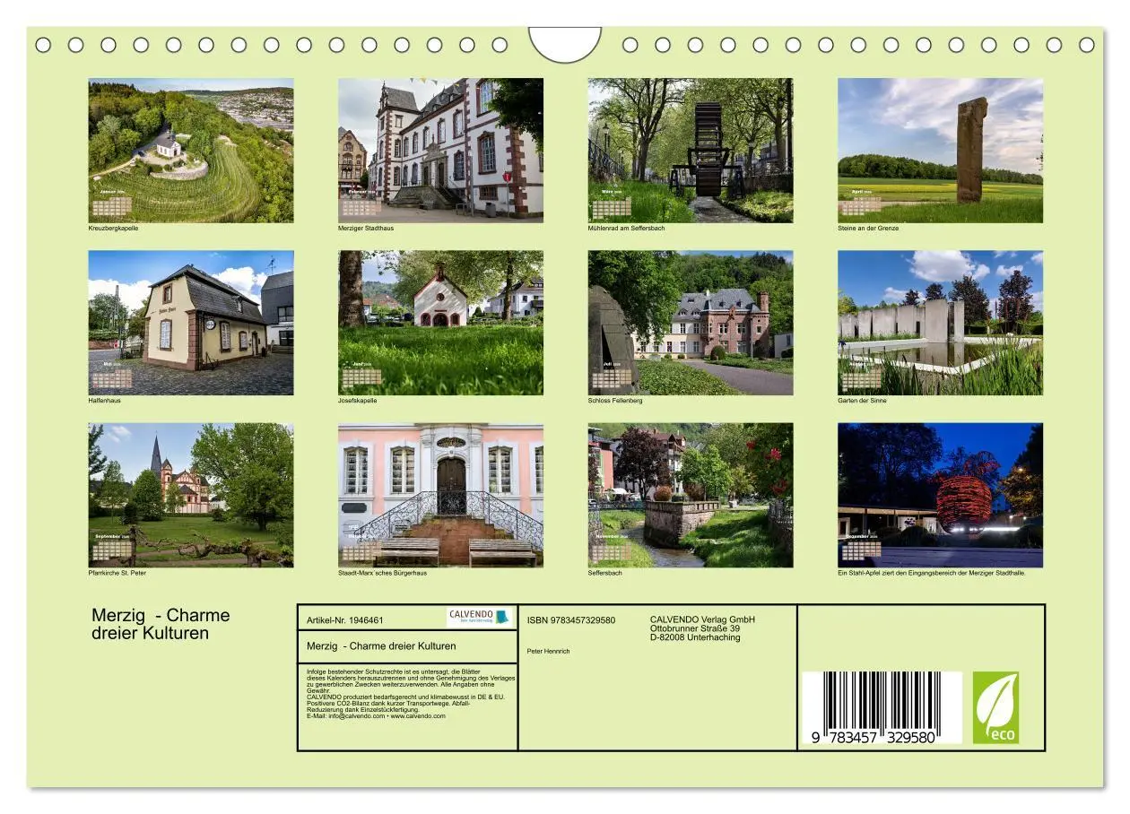 Bild: 9783457329580 | Merzig - Charme dreier Kulturen (Wandkalender 2026 DIN A4 quer),...