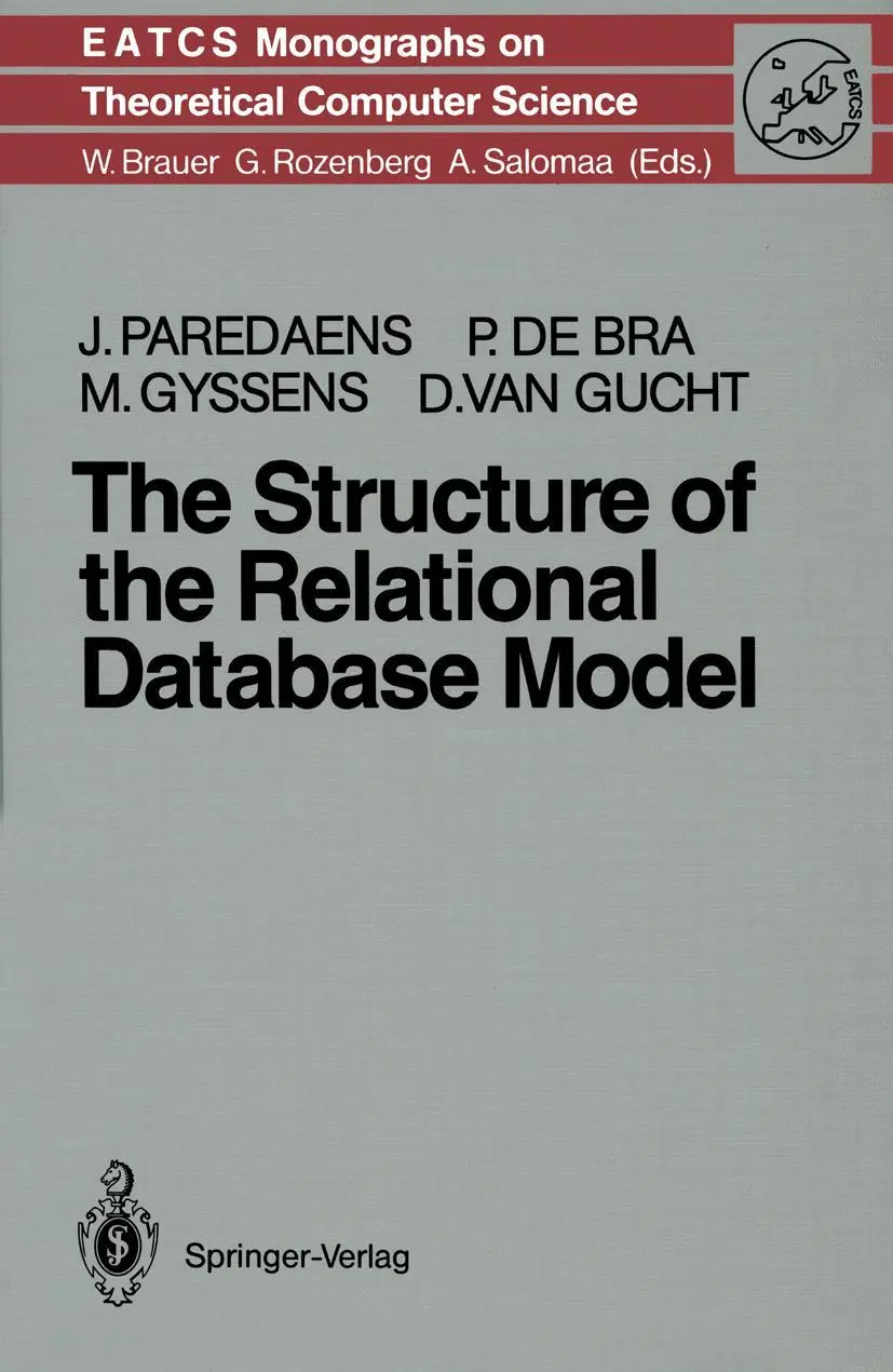 Cover: 9783642699580 | The Structure of the Relational Database Model | Jan Paredaens (u. a.)