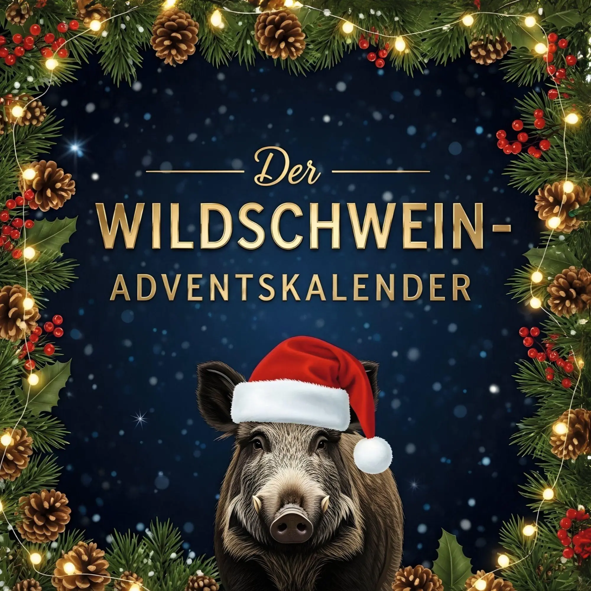 Cover: 9783695309580 | Der Wildschwein-Adventskalender | Elias Schubert | Taschenbuch | 2025