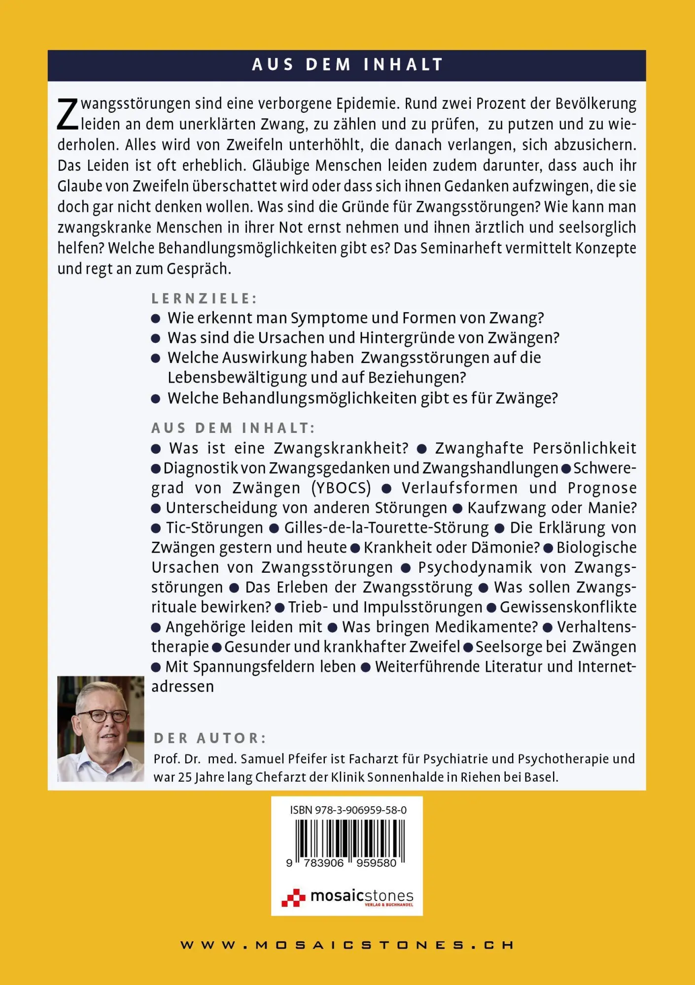 Bild: 9783906959580 | Zwang und Zweifel | Samuel Pfeifer | Taschenbuch | Buch | Deutsch