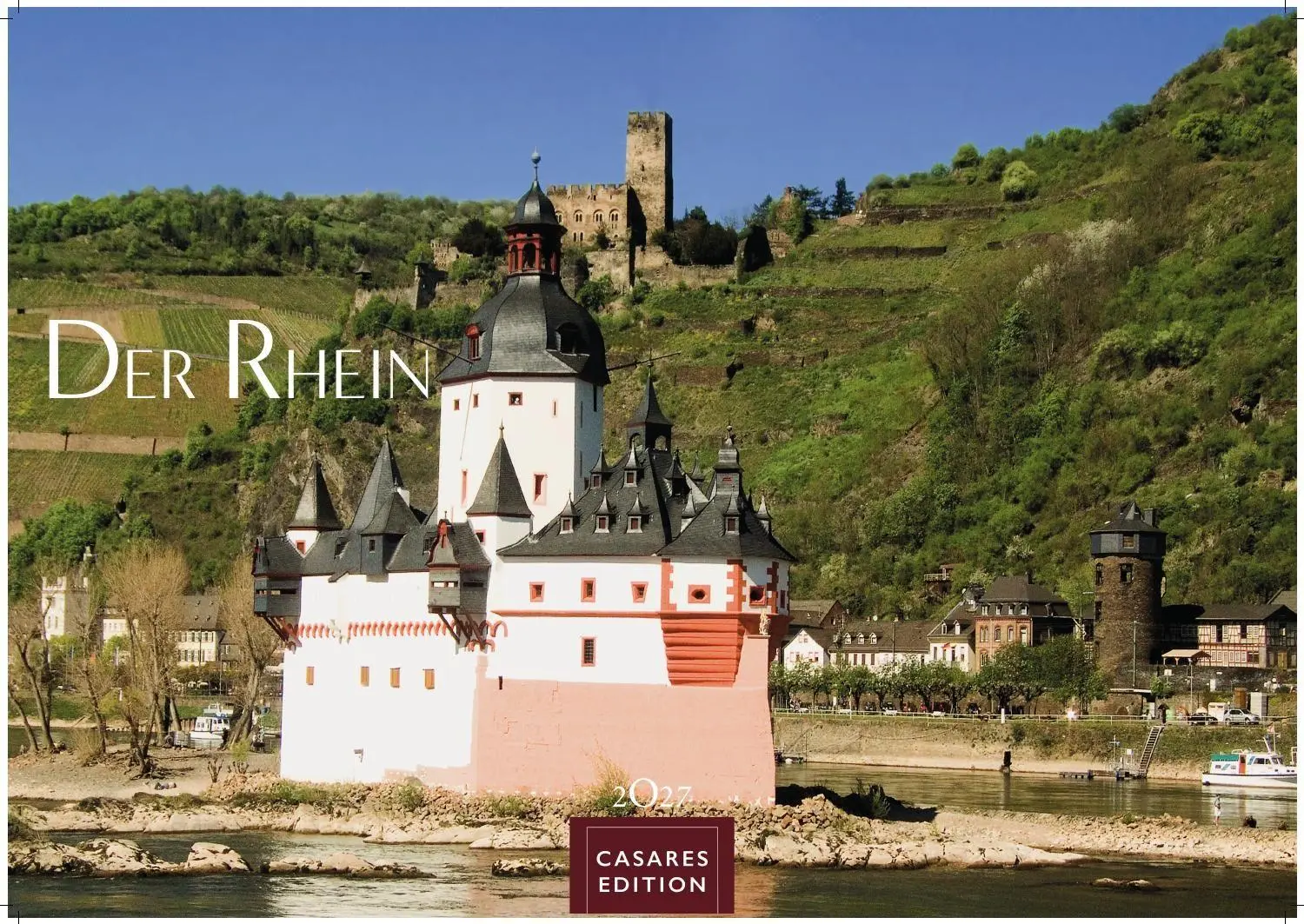 Cover: 9781835249680 | Der Rhein Kalender 2027 - Wandkalender Fotokalender Deutschland...