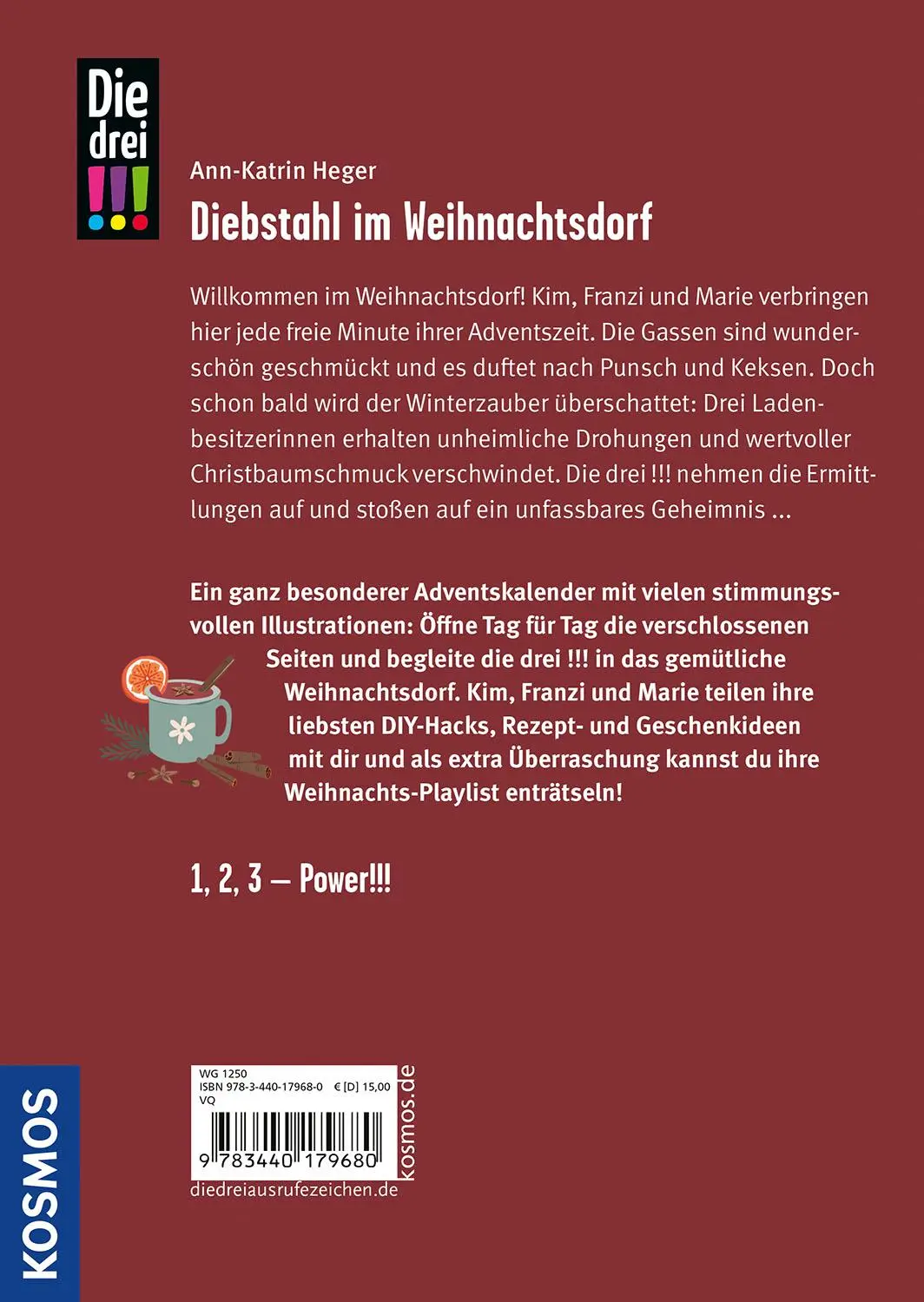 Bild: 9783440179680 | Die drei !!!, Diebstahl im Weihnachtsdorf | Ann-Katrin Heger | Buch